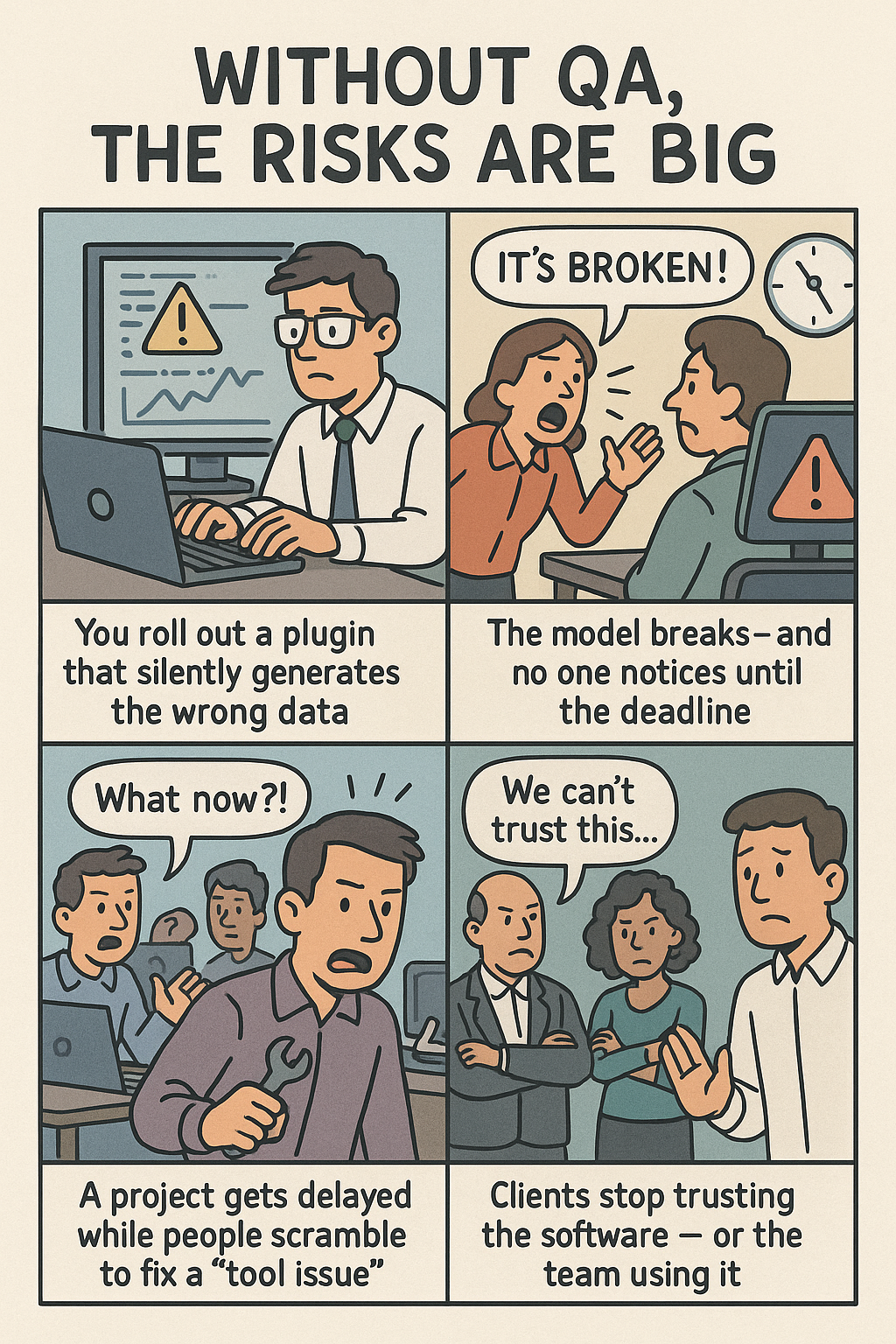 Without QA risks are big!